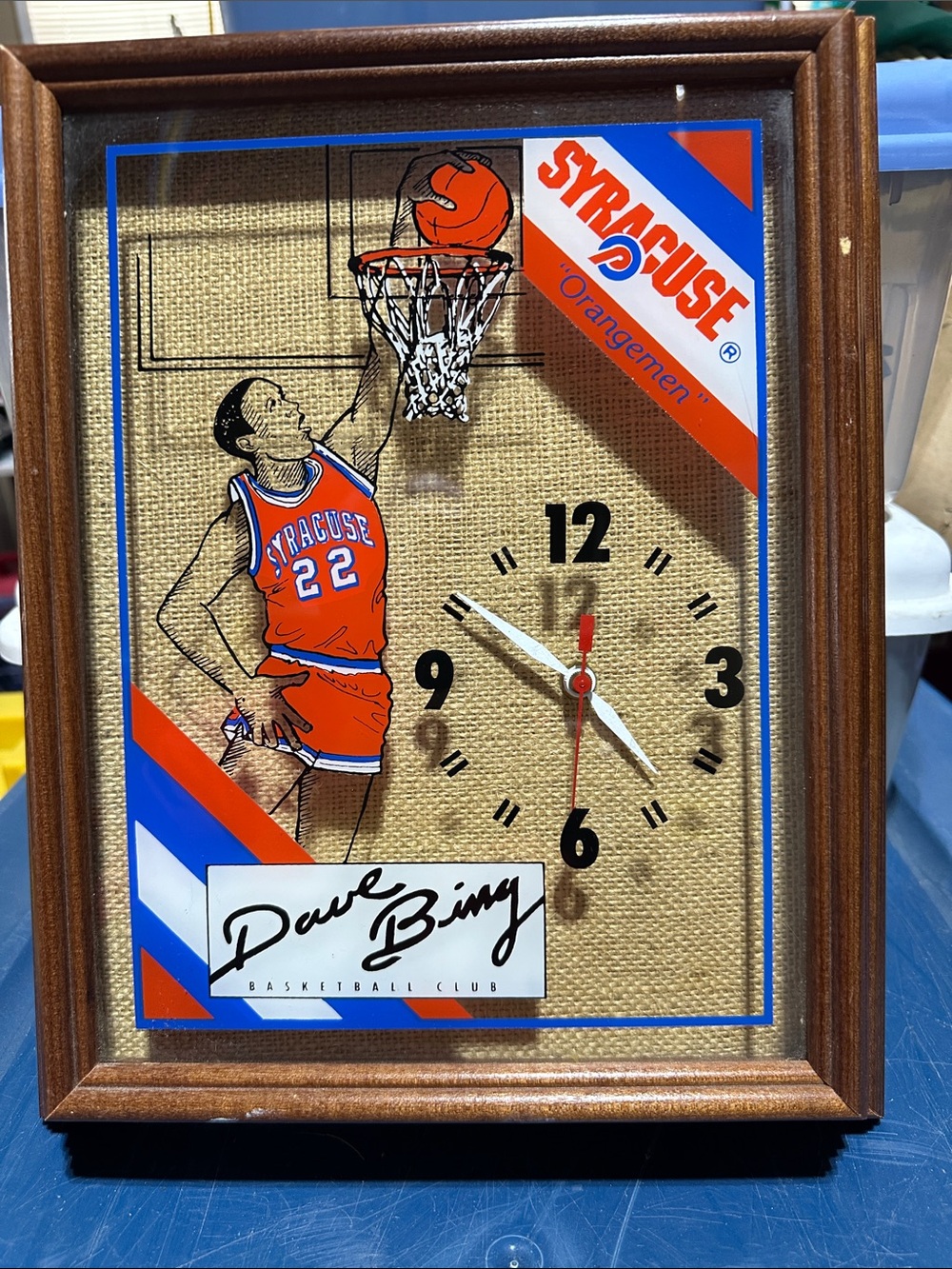 Vintage and rare Dave Bing wall clock